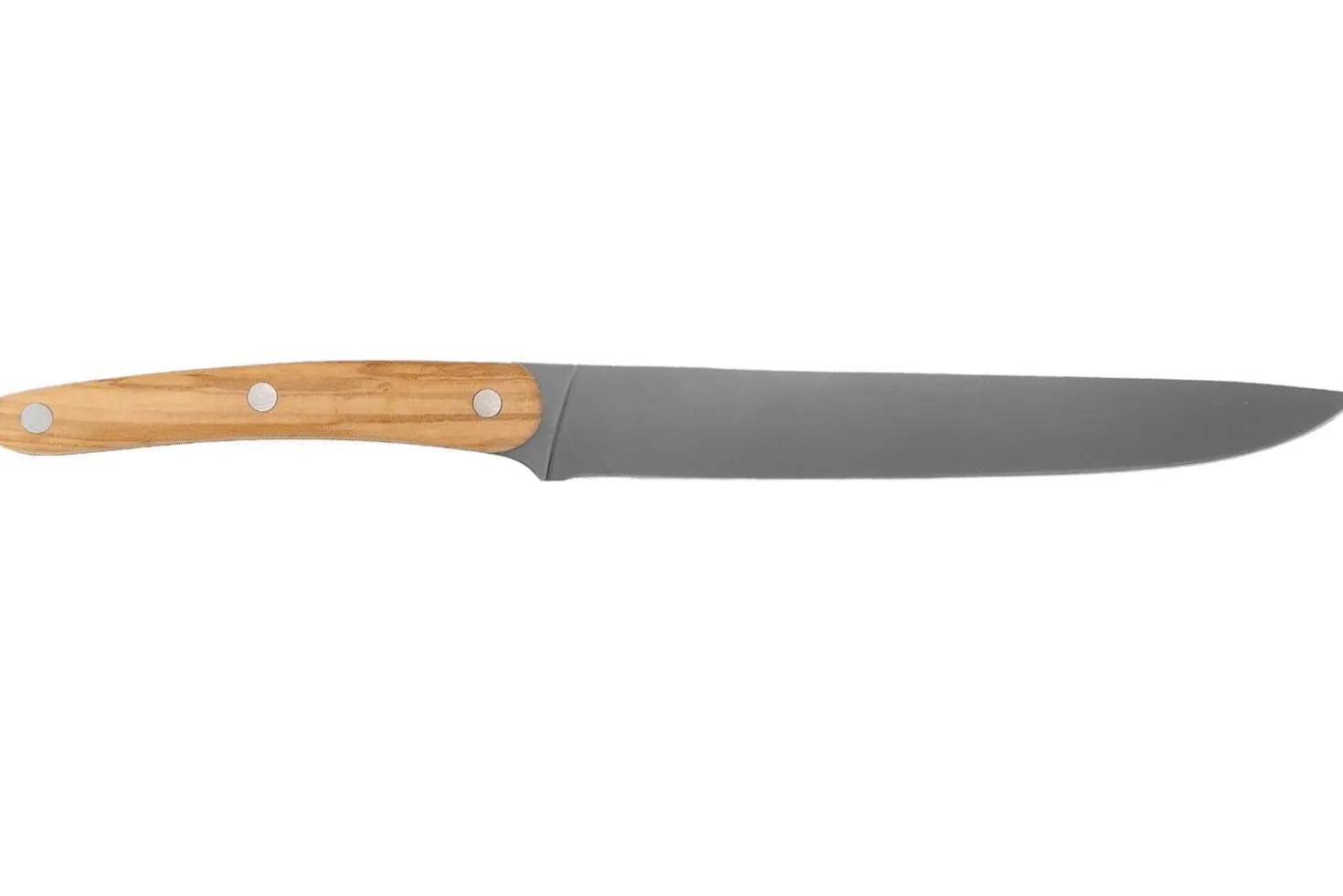 Couteau tranchelard Deejo 20cm manche en bois d'olivier