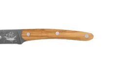 Couteau tranchelard Deejo Saporem Mundi 20cm manche en bois d'olivier