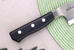 Couteau universel alvéolé dos courbé japonais Glestain K Series 18cm