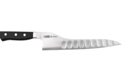 Couteau universel alvéolé dos courbé japonais Glestain K Series 21cm