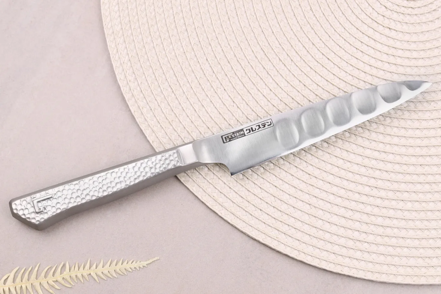 Couteau universel alvéolé japonais Glestain M Series 12cm