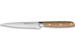 Couteau universel 12cm 32 Dumas Signature manche en chêne vert