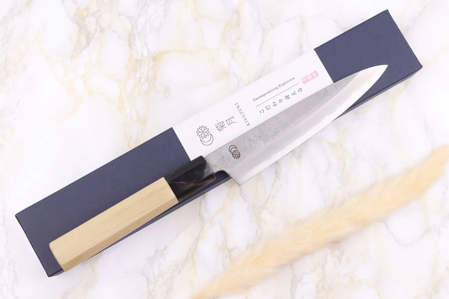 Couteau universel 15cm japonais artisanal Sakai Kikumori Kikuzuki Rin