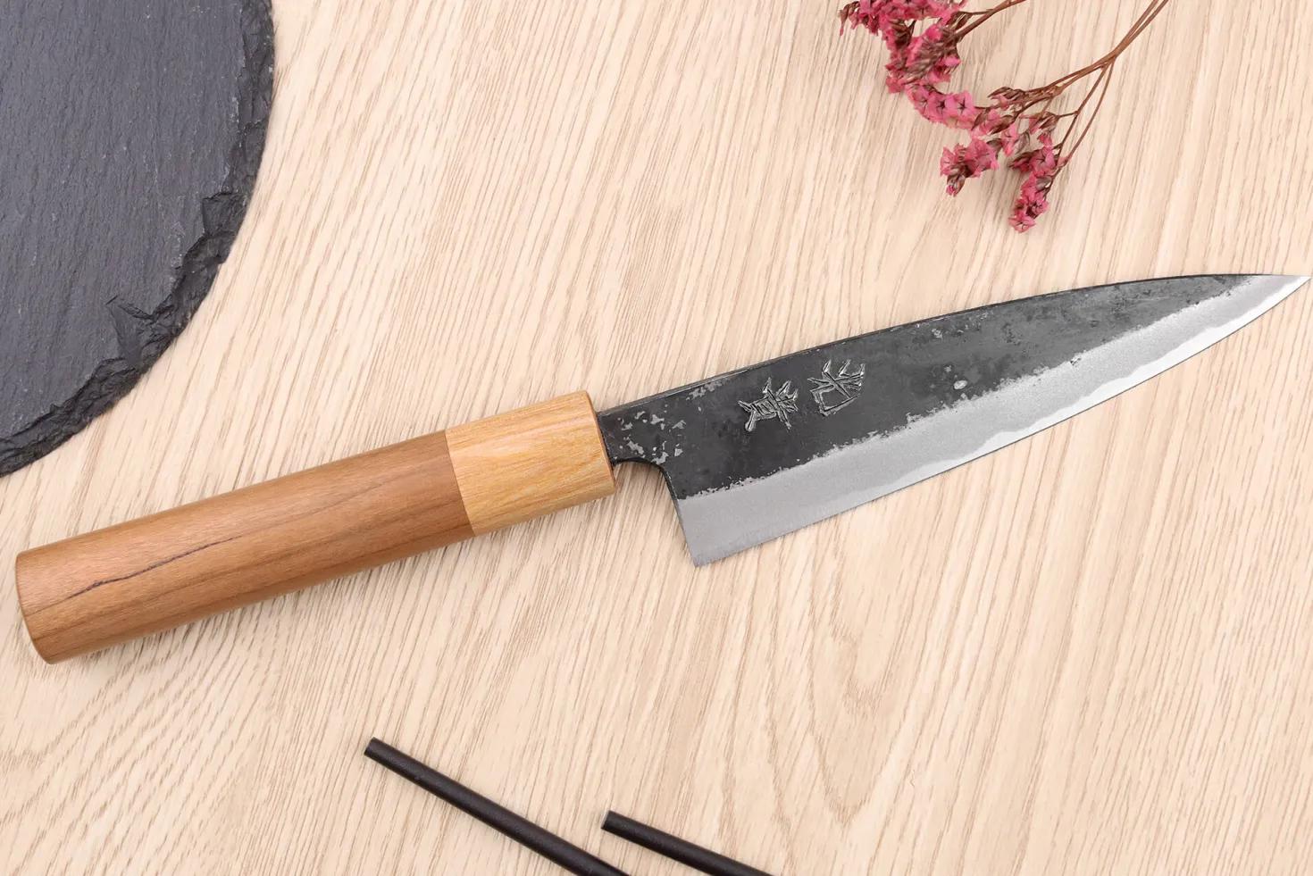 Couteau universel 13,5cm japonais artisanal Kouki Hashimoto BS2