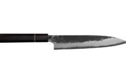 Couteau universel 18cm japonais artisanal Naoki Mazaki WS2 Black Nashiji