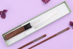Couteau universel 13,5cm japonais artisanal Makoto Kurosaki VG7 Damas martelé