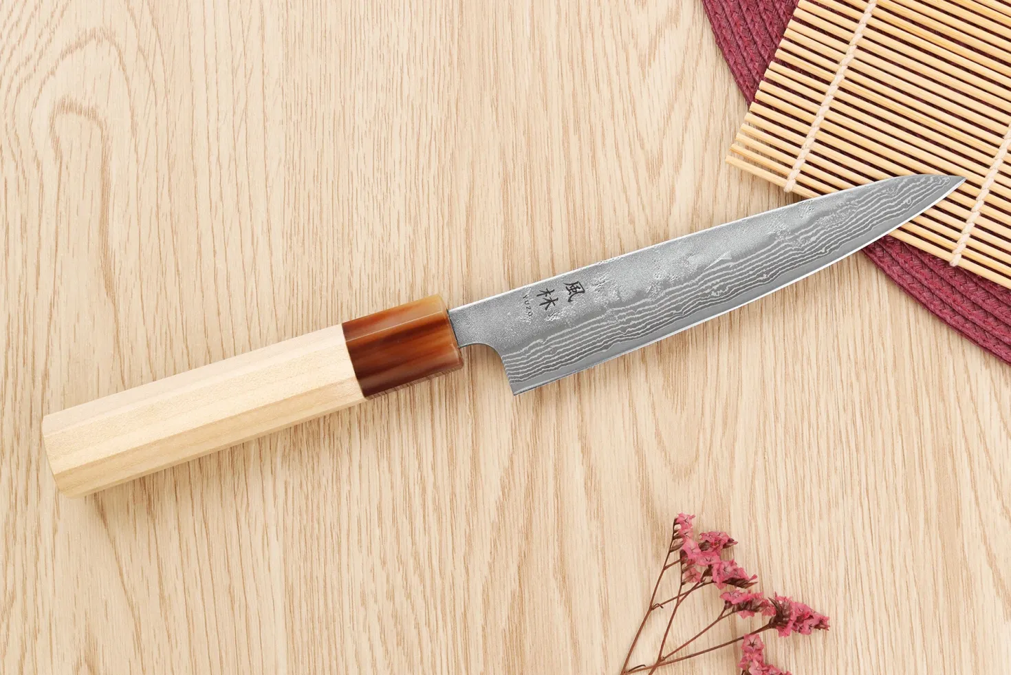 Couteau universel 13,5cm japonais artisanal Yuzo Haruto Damas