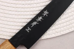 Couteau universel 15cm japonais Sakai Takayuki Kurokage VG10 manche en chêne brûlé