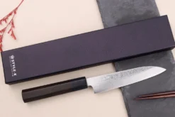 Couteau universel 13,5cm japonais artisanal Makoto Kurosaki VG7 Damas