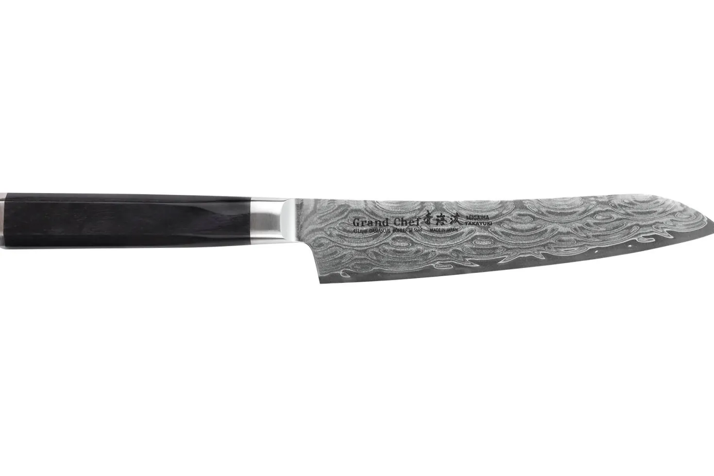 Couteau universel 15cm japonais Sakai Takayuki Grand Chef Seigaiha Damas 45 couches