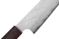 Couteau universel 15cm japonais artisanal Nigara Hamono Tsuchime VG10 damas