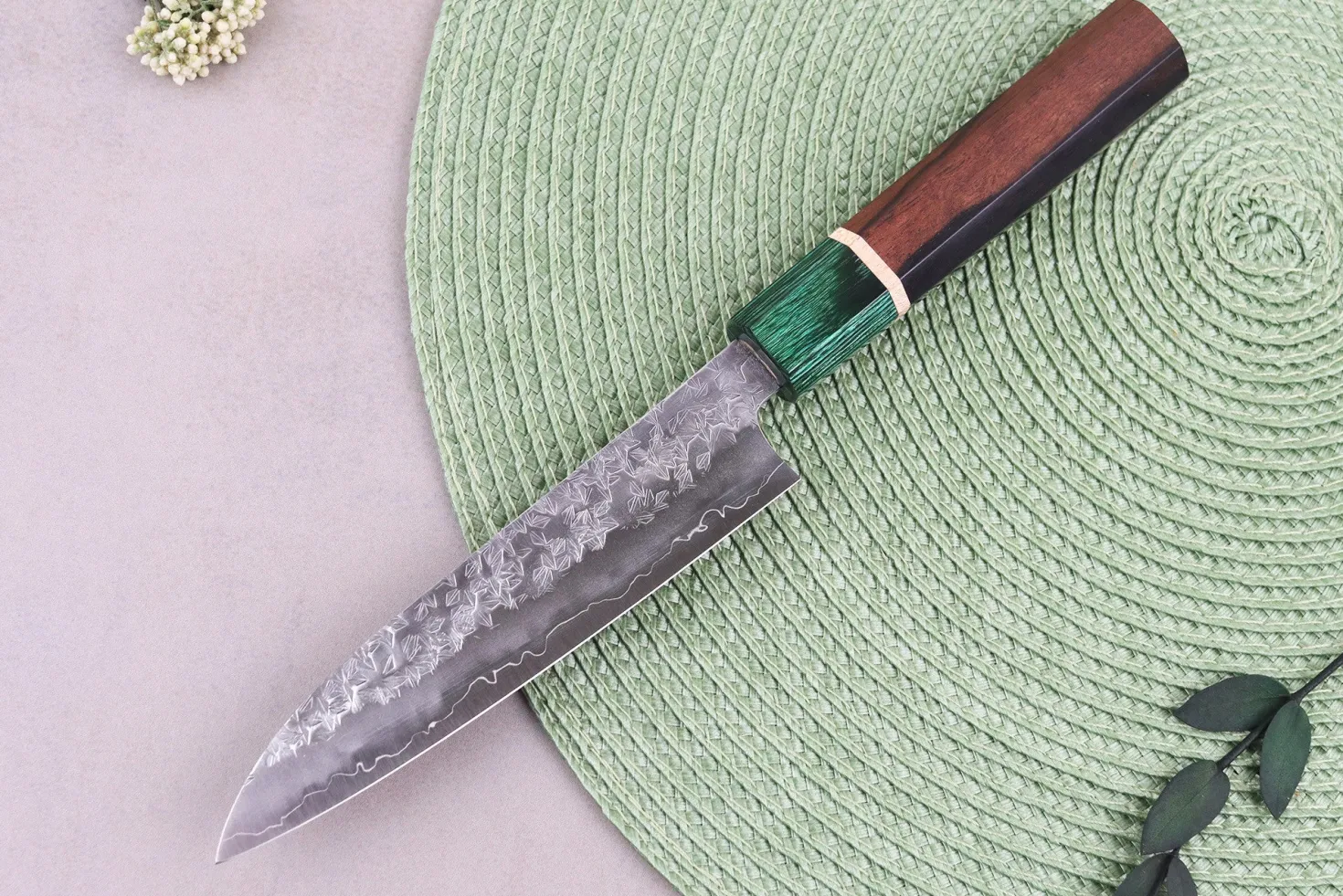 Couteau universel 13,5cm japonais artisanal Makoto Kurosaki Samidorizuki SGStrix
