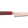 Couteau universel 13cm japonais artisanal Takeshi Saji VG10 Rainbow Nashiji