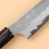 Couteau universel 15cm japonais artisanal Nigara Hamono Tsuchime AS manche en noyer