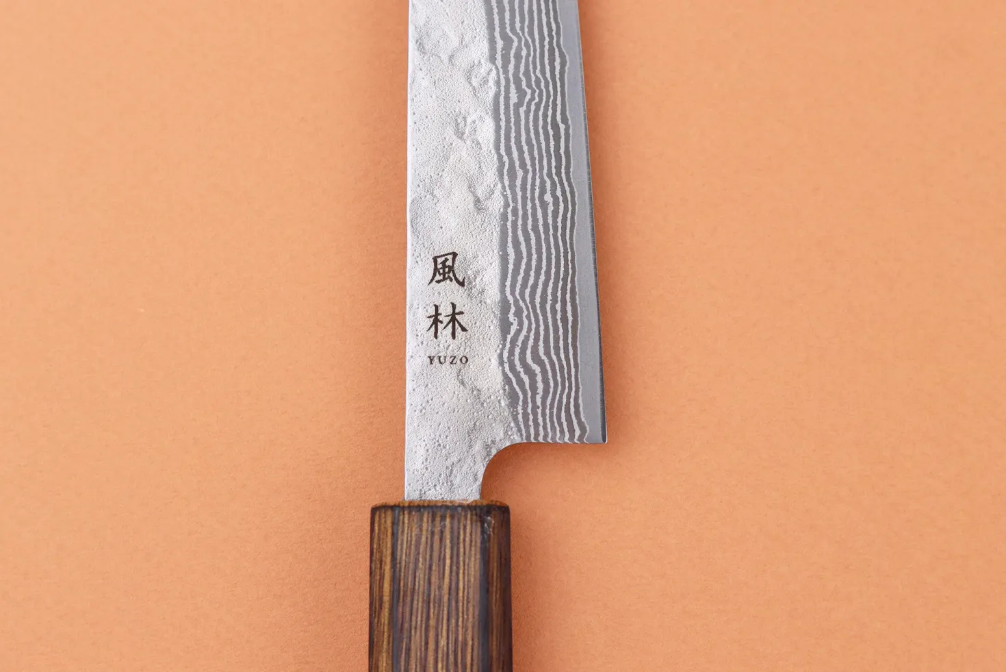 Couteau universel 15cm japonais artisanal Yuzo Enju Damas 440C