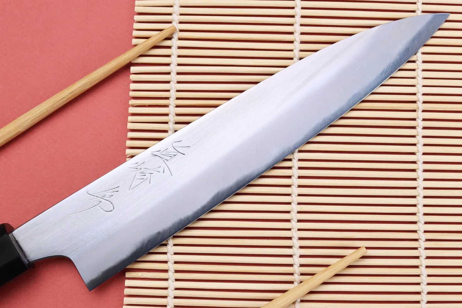 Couteau universel 18cm japonais artisanal Naoki Mazaki WS2 poli