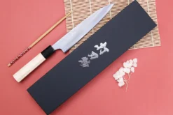 Couteau universel 18cm japonais artisanal Naoki Mazaki WS2 poli