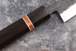 Couteau universel 13,5cm japonais artisanal Yuzo Black SLD ébène et cognassier