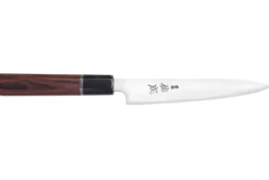 Couteau universel 16,5cm japonais artisanal Sukenari SG2 San Maï manche en bois de rose
