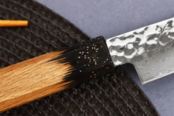 Couteau universel 15cm japonais Sakai Takayuki Kashi Urushi VG10 damas