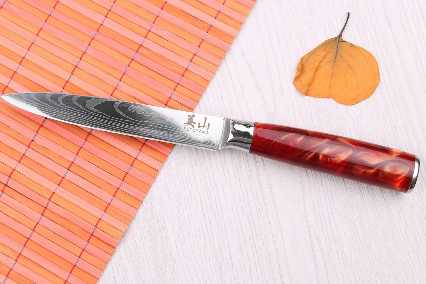 Couteau universel 12cm Kutoyama Red Flame