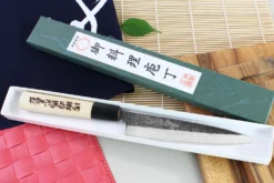 Couteau universel japonais artisanal Yoshihiro Kogeta White 2 steel 15cm édition spéciale