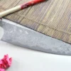 Couteau universel japonais artisanal Yoshimi Kato 12cm VG10 Nickel Damascus cerisier