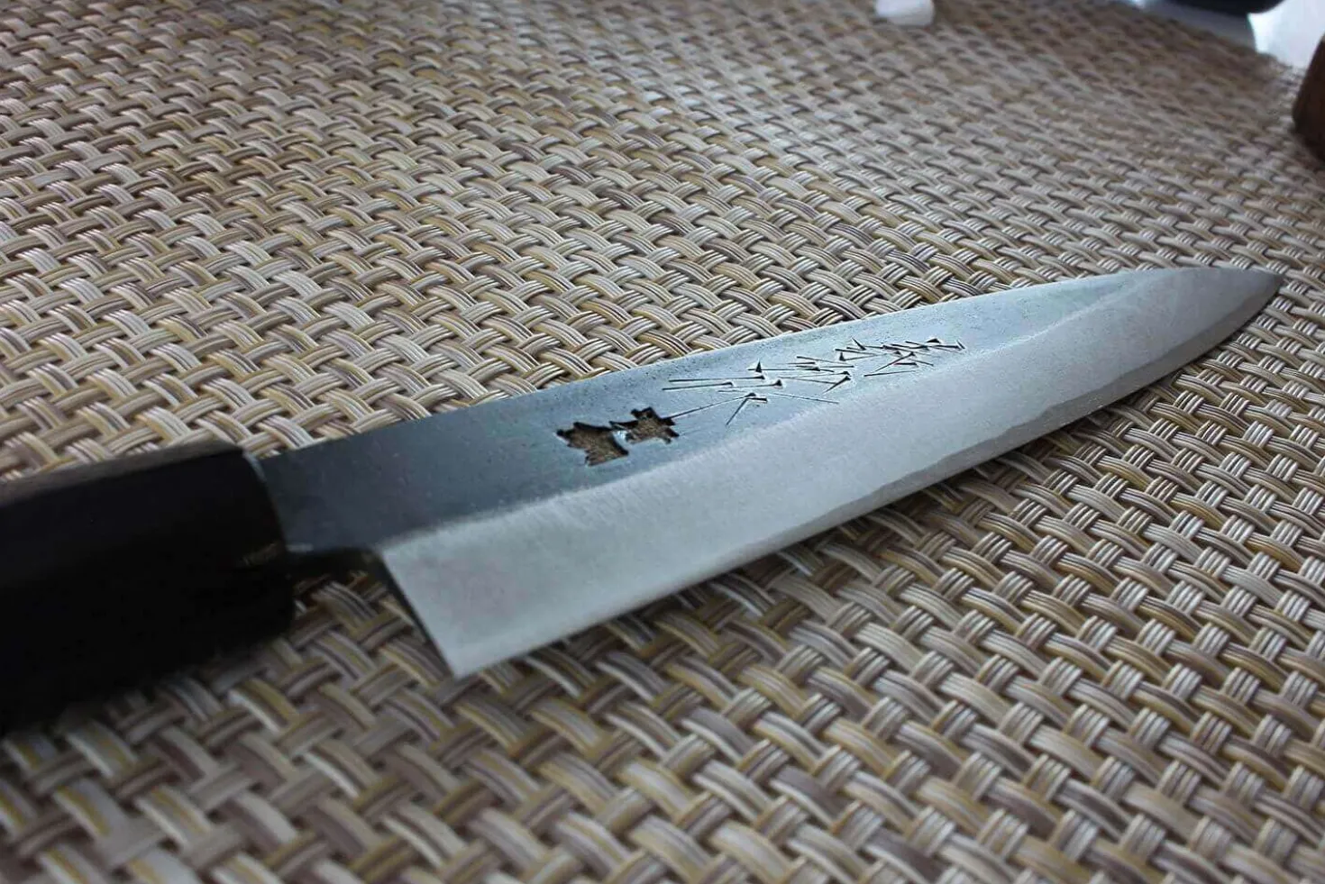 Couteau universel japonais artisanal Yoshihiro White 2 steel 15cm