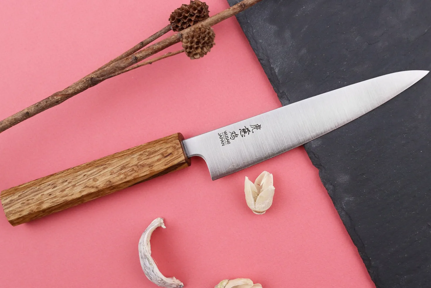 Couteau universel japonais artisanal Wusaki Migaki G3 13,5cm