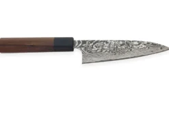 Couteau universel japonais artisanal Takeshi Saji R2 Nickel Damas 13,5cm