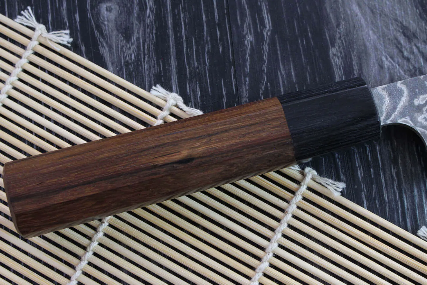 Couteau universel japonais artisanal Takeshi Saji R2 Nickel Damas 13,5cm