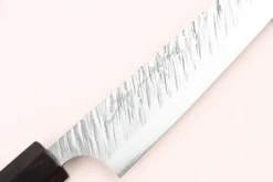 Couteau universel japonais artisanal Yu Kurosaki Fujin 15cm SG2 turquoise