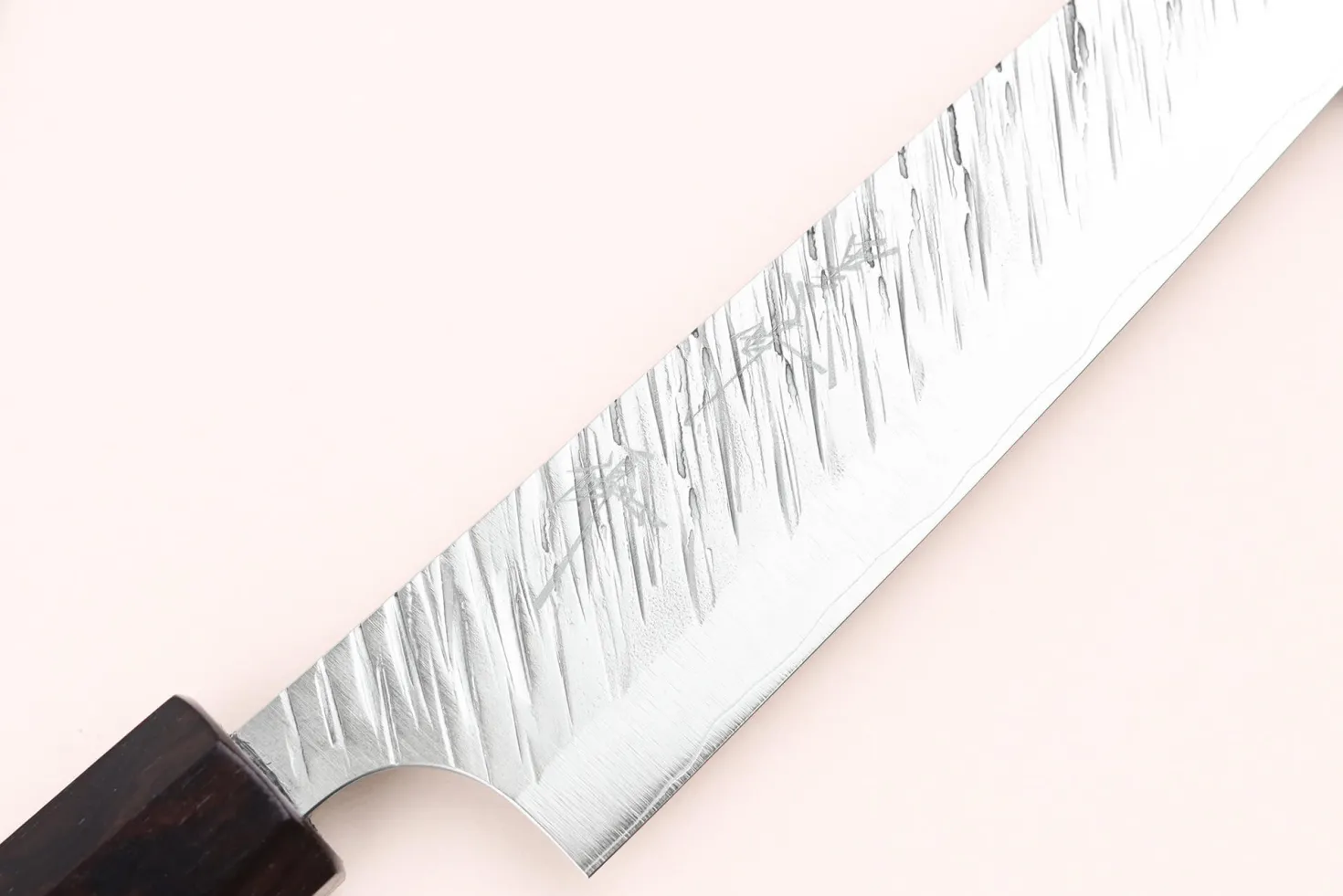 Couteau universel japonais artisanal Yu Kurosaki Fujin 15cm SG2 turquoise