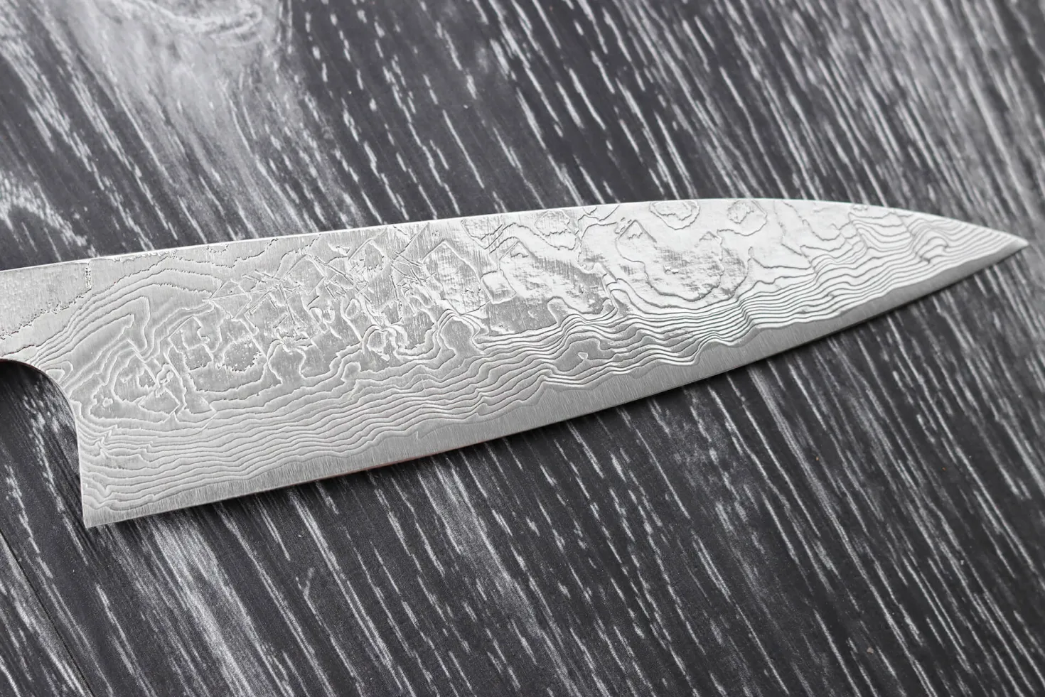 Couteau universel japonais artisanal Takeshi Saji R2 Damas 13,5cm