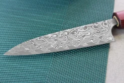 Couteau universel japonais artisanal Yoshimi Kato 12cm SG2 Damascus