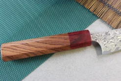 Couteau universel japonais artisanal Yoshimi Kato 12cm SG2 Damascus