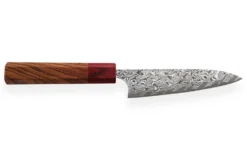Couteau universel japonais artisanal Yoshimi Kato 12cm SG2 Damascus
