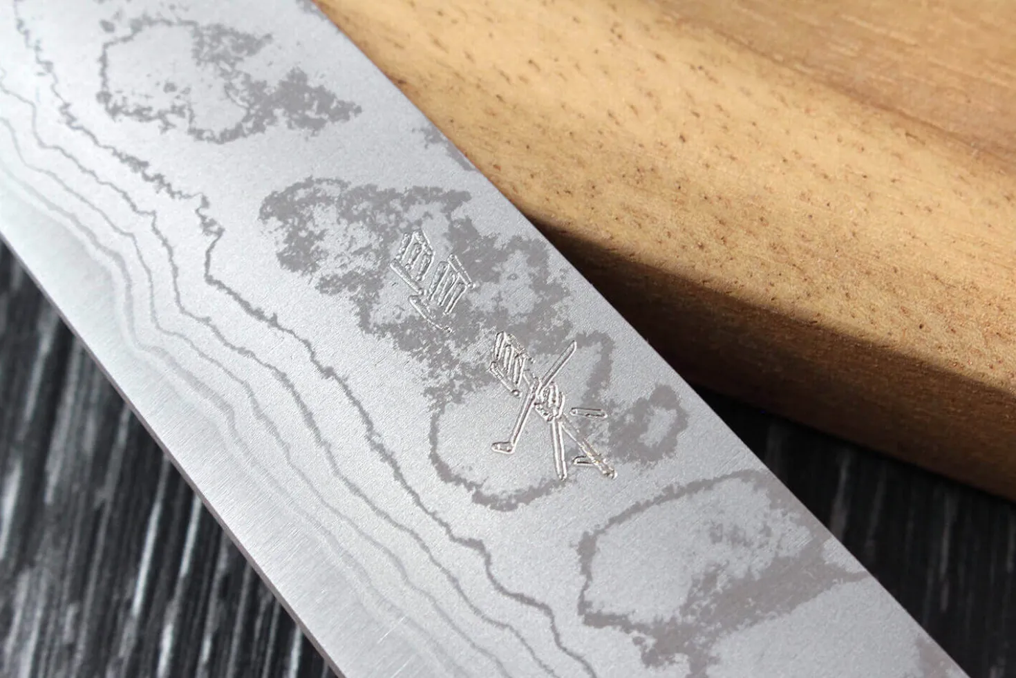 Couteau universel japonais artisanal Masakage Shimo 15cm Shirogami