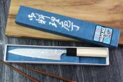 Couteau universel japonais artisanal Masakage Shimo 15cm Shirogami