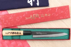 Couteau universel japonais artisanal Yoshihiro Kogeta White 2 steel 15,5cm