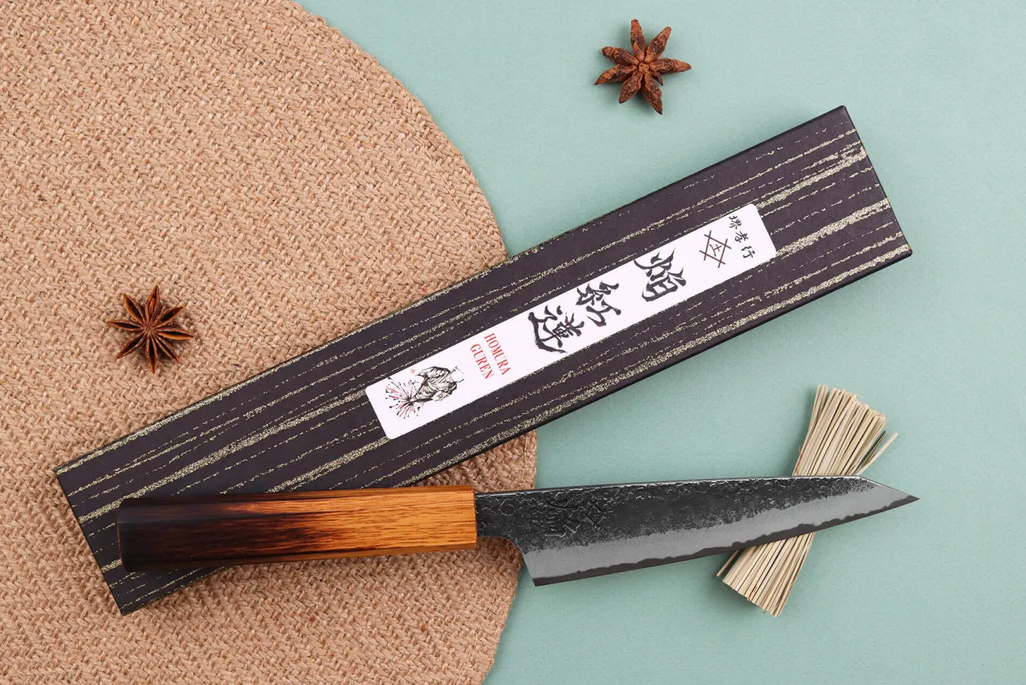 Couteau universel japonais artisanal Sakai Takayuki Homura Guren 15cm