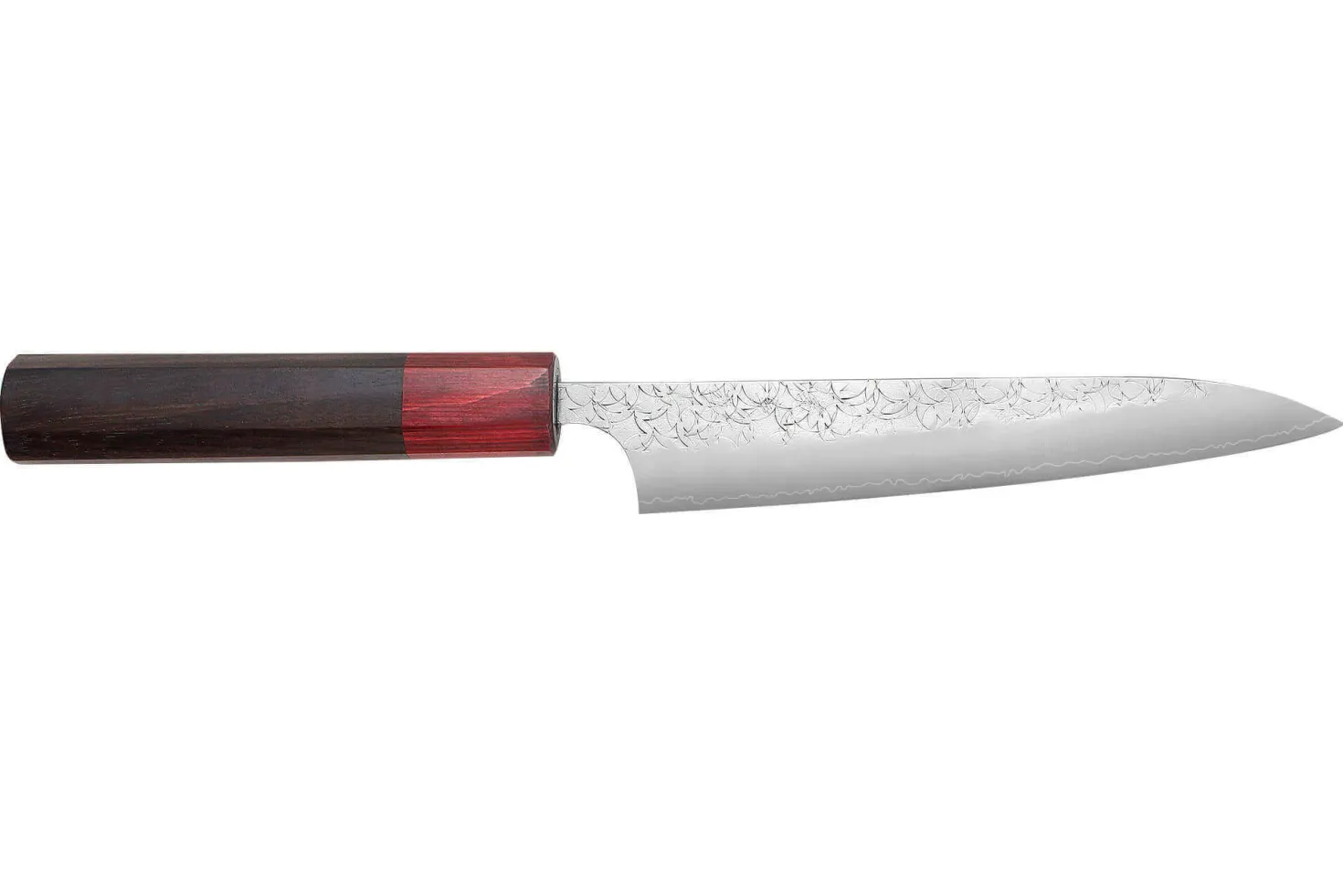 Couteau universel japonais artisanal Yoshimi Kato Minamo SG2 Tsuchime 14cm