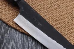 Couteau universel japonais artisanal Nao Yamamoto Damas AS brut de forge 13,5cm