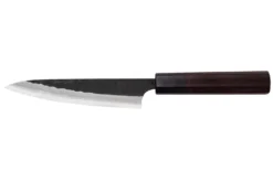 Couteau universel japonais artisanal Nao Yamamoto Damas AS brut de forge 13,5cm