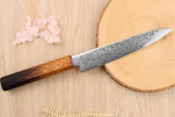 Couteau universel japonais artisanal Yoshihiro ZAD lame damassée 15cm