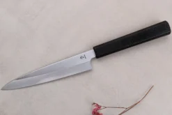 Couteau universel japonais artisanal Kagekiyo Yoshikazu Tanaka Damas Aogami 15cm