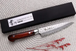 Couteau universel japonais 12cm Sakai Takayuki Damascus Western 33 couches