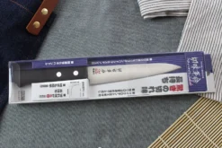 Couteau universel japonais Kanetsugu Rev 21 lame 13cm micro dentée
