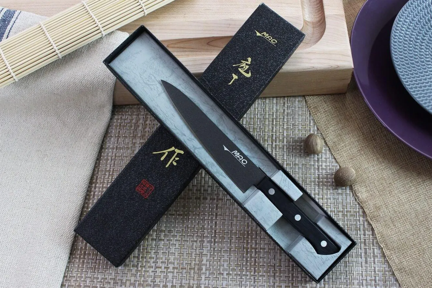 Couteau universel japonais MAC Black 13.5cm
