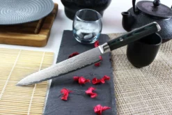 Couteau universel japonais Satake Cutlery Helios 15cm damas 69 couches